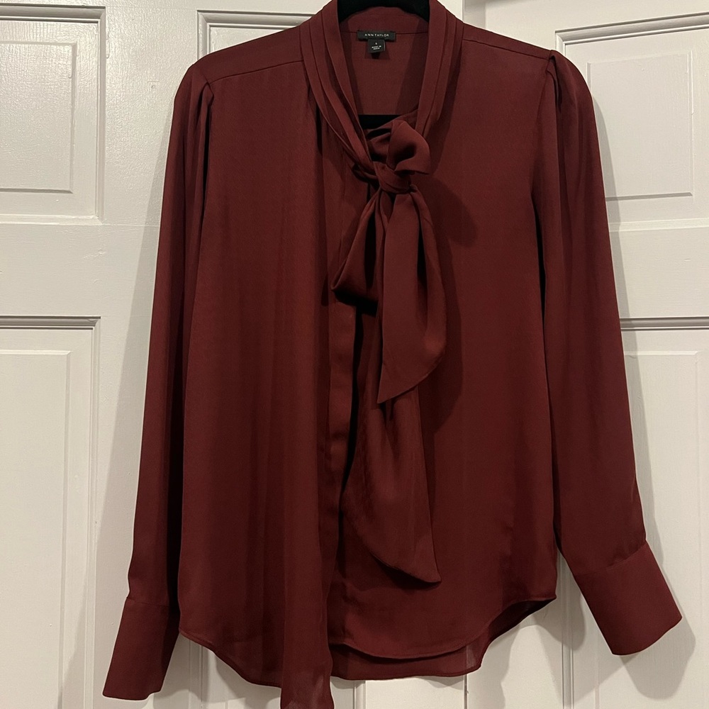 Ann Taylor Blouse - Red